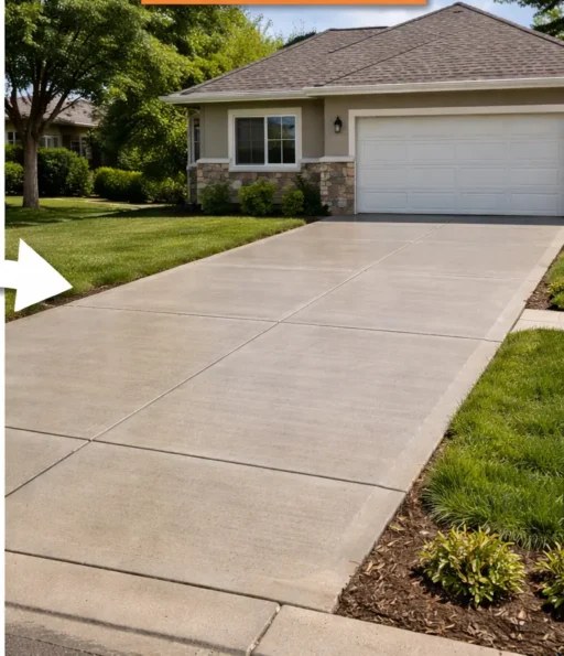 After — Driveway replacement